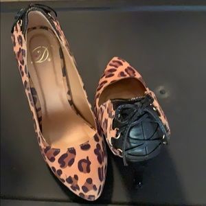 Leopard heels